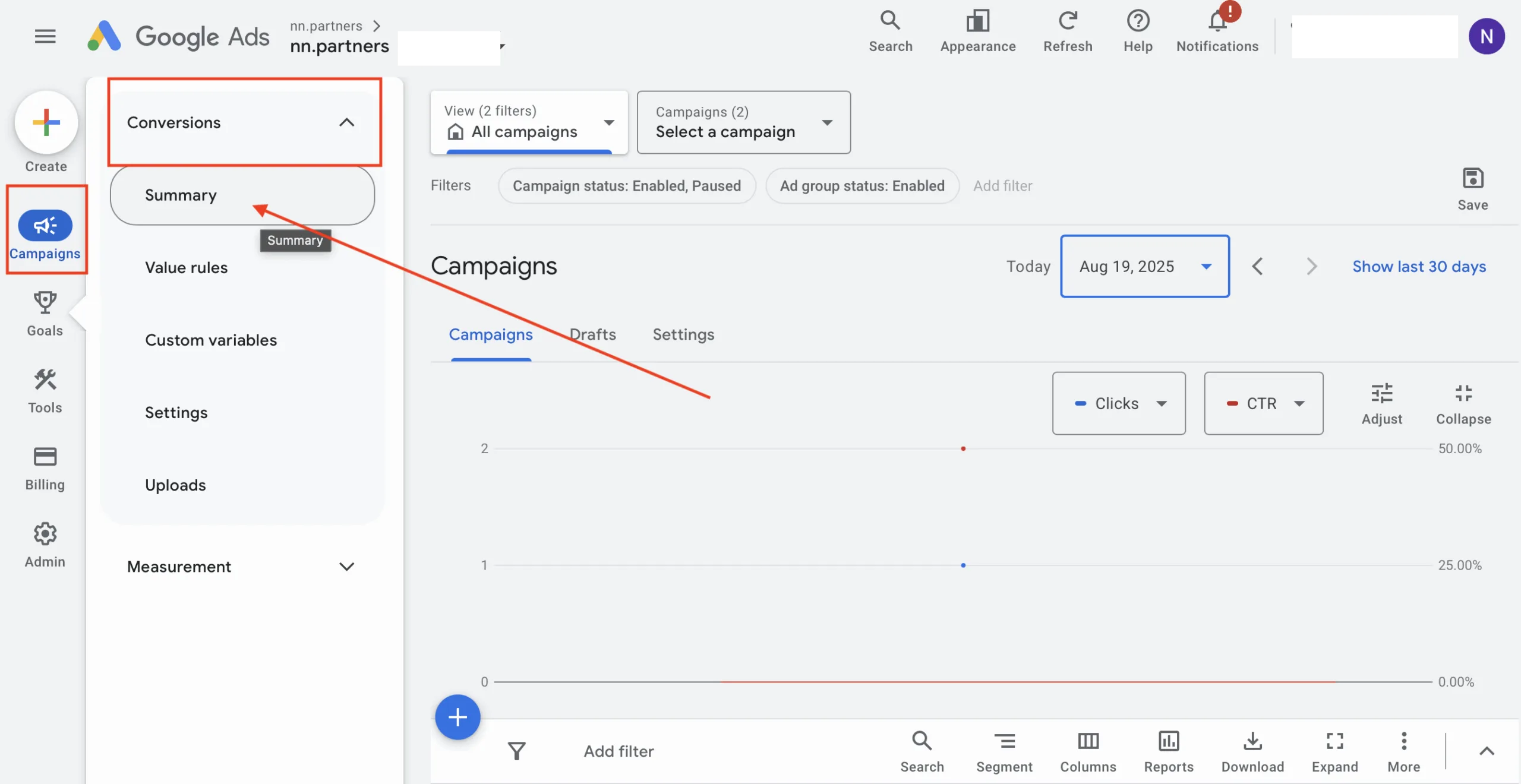 google ads conversion tracking